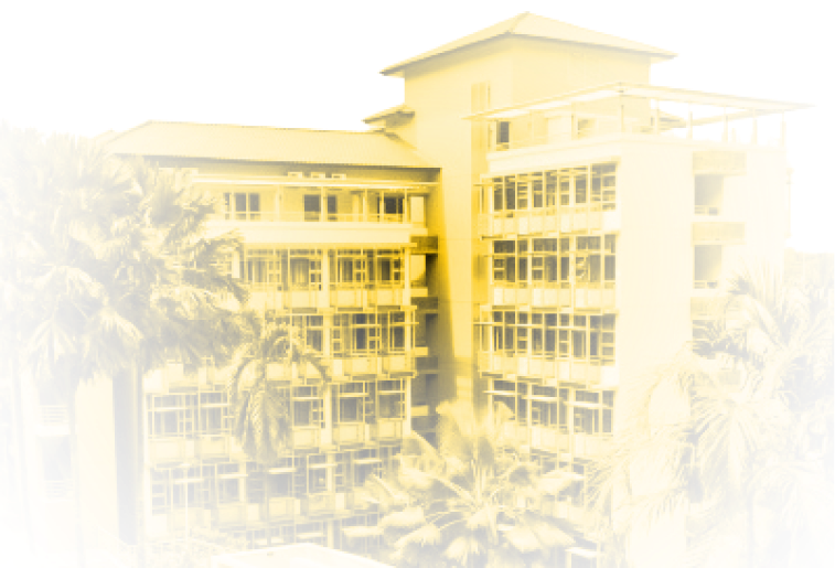 A faint image of Hall 3 Block C.